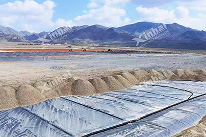 Mongolia 3 million tpa gold heap leaching plant pic